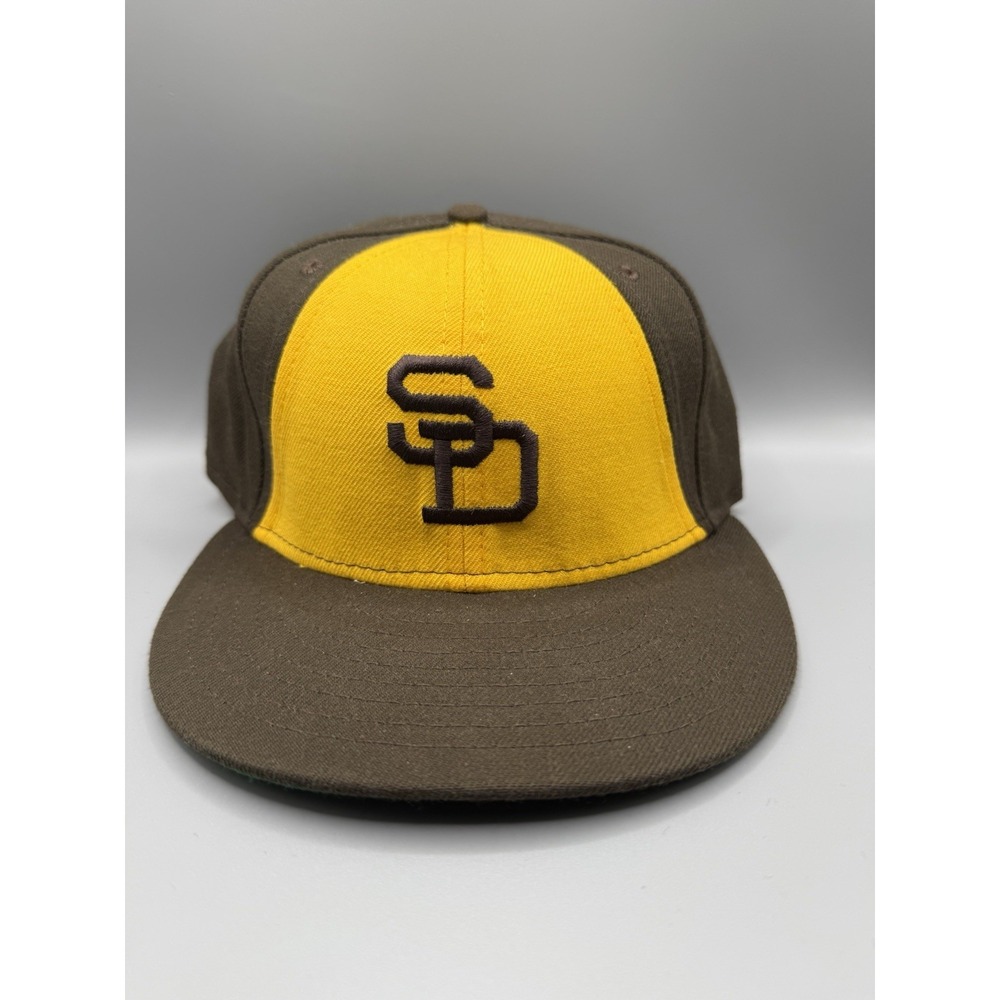 San Diego Padres New Era 59FIFTY Cooperstown Fitted Hat Brown 7 1/4 Retro